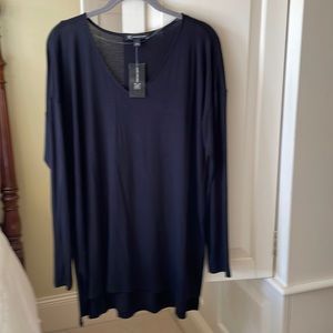NWT International Concepts V Neck Jersey Tunic